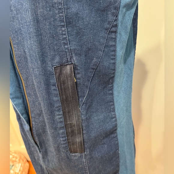 Tory Burch Blue Denim Sleeveless Dress, Size M - Picture 8 of 16